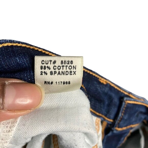 J Brand Women's Pencil Leg Dark Indigo Denim Jeans - Picture 7 of 8